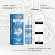 jakehoe Shoe Cleaner, White Shoe Cleaner Kit, Quick Cleaning Effectively Decomposes Stubborn Stains, Sneaker Cleaner,Suede Shoe Cleaner - White - View 8