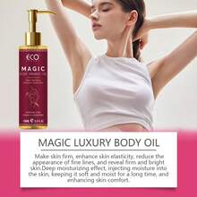 Magic Body Firming Oil–Tightening & Hydrating For Arms, Legs, Stomach & Body | Natural Firming Oil For Dry Skin | Lightweight, Non-Greasy, Nourishing Formula, Luxury Body Oil For Massage & Relax, For All Skin Types - 玫紅色 - 查看 5