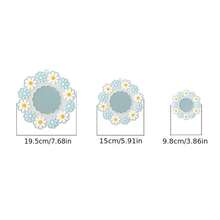 1 pieza Posavasos de margarita de material de silicona, forma de flor linda, resistente a altas temperaturas, posavasos de café de dos colores, posavasos para tazas de 10/15/20 cm, adecuados para regalos de vacaciones, regalos para colegas de oficina, decoración del hogar, perfectos para la decoración del hogar y la protección de la mesa