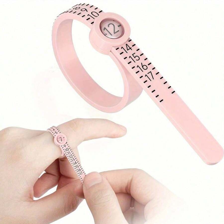 Ring Sizer Measuring Tool, Reusable Finger Size Adjuster For Loose Rings - 隨機顏色-1件 - 查看 1