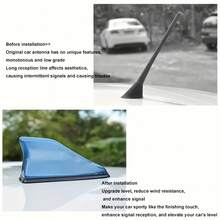 Shark Fin Car Antenna With ABS Top Cover - Easy Install, Multi-Color Options (Black/White/Red/Blue) For Enhanced Vehicle Communication & Style, Durable Weather-Resistant Design, Vehicle Antenna, Sleek Antenna, Highquality Antenna, Antenna For Car, Car Enthusiasts, Modern Vehicle Accessory, Sturdy Construction, Road Trip Essentials - 藍色 - 查看 3