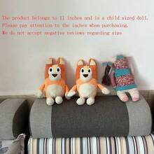 1pc 28cm/11inch Bluey & Bingo Family Plush Toys Cartoon Dog Stuffed Animals Soft Plush Dolls Perfect For Birthday Christmas Gift Toys