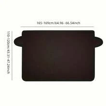 5件磁性通用汽车挡风玻璃防雪罩汽车遮阳罩加厚防霜防冻防紫外线车罩 - 塗銀布防雪罩 - 查看 9