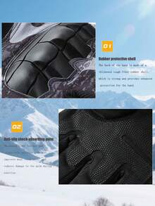 冬季防寒摩托车手套、战术狩猎全指徒步手套、滑雪防护运动手套、骑行登山手套、户外运动摩托车手套