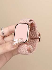 1pc Men Women Nylon Loop Watch Band Compatible With Apple Watch Band Compatible With Apple Watch 42mm 38mm 40mm 41mm 44mm 45mm 46mm 49mm Fashion Smart Watch Replacement Watch Strap For Series Ultra2 Ultra SE2 SE 11 10 9 8 7 6 5 4 3 2 1 For Women As A Gift For Students Returning To School