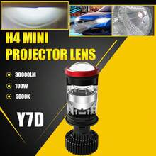 High Power Y7 30000LM Mini H4 Projector LED Lens H4 LED Car Headlight Upgrade Auto Car Lights Of Y6 High Low Beam Lamp - Y7 - View 4