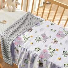 Baby Blankets Soft Plush Mink Fabric For Boys And Girls, Receiving Blankets With Dotted Fleece Backing For Newborn,Toddler,Shower Gifts 30 X 40 Inch(76x101cm) - Multicolor - View 5