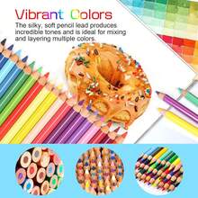 Ccfoud Pencil Crayons,120 Color Colored Pencils For Adult Coloring Books, Soft Core,Coloring Pencils For Coloring Sketching And Painting - 120 Color - View 4