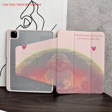 Custodia protettiva con motivo a pianeti e parole ispiratrici, stile giovanile e individuale, con porta penna, compatibile con iPad Pro (M5)/iPad Air (M3)/iPad 11"(A16)10.9/10.2/Air 5a gen/Pro11/10a/9.7/Air 2/iPad (7a gen)/iPad (8a gen)/iPad Air 4/5/iPad Pro 11/iPad 10a generazione 10.9-pollici 2022/iPad Air 13(M3 2025)/iPad Air 11(M3 2025)/iPad Air 11(M3 2025)/iPad 11(A16 2025), funzione di sospensione/riattivazione automatica - Multicolore - Visualizzare 2