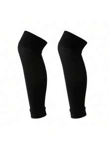 5双随机男士足球袜带护腿，男士长腿护具，防滑、减震、舒适透气运动袜，适合男士户外篮球训练、运动和户外活动