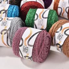 Cuerda artesanal navideña de 3.5mm en color dorado y plateado, 60m para envolver regalos, manualidades DIY, hacer bolsas, joyería y pulseras