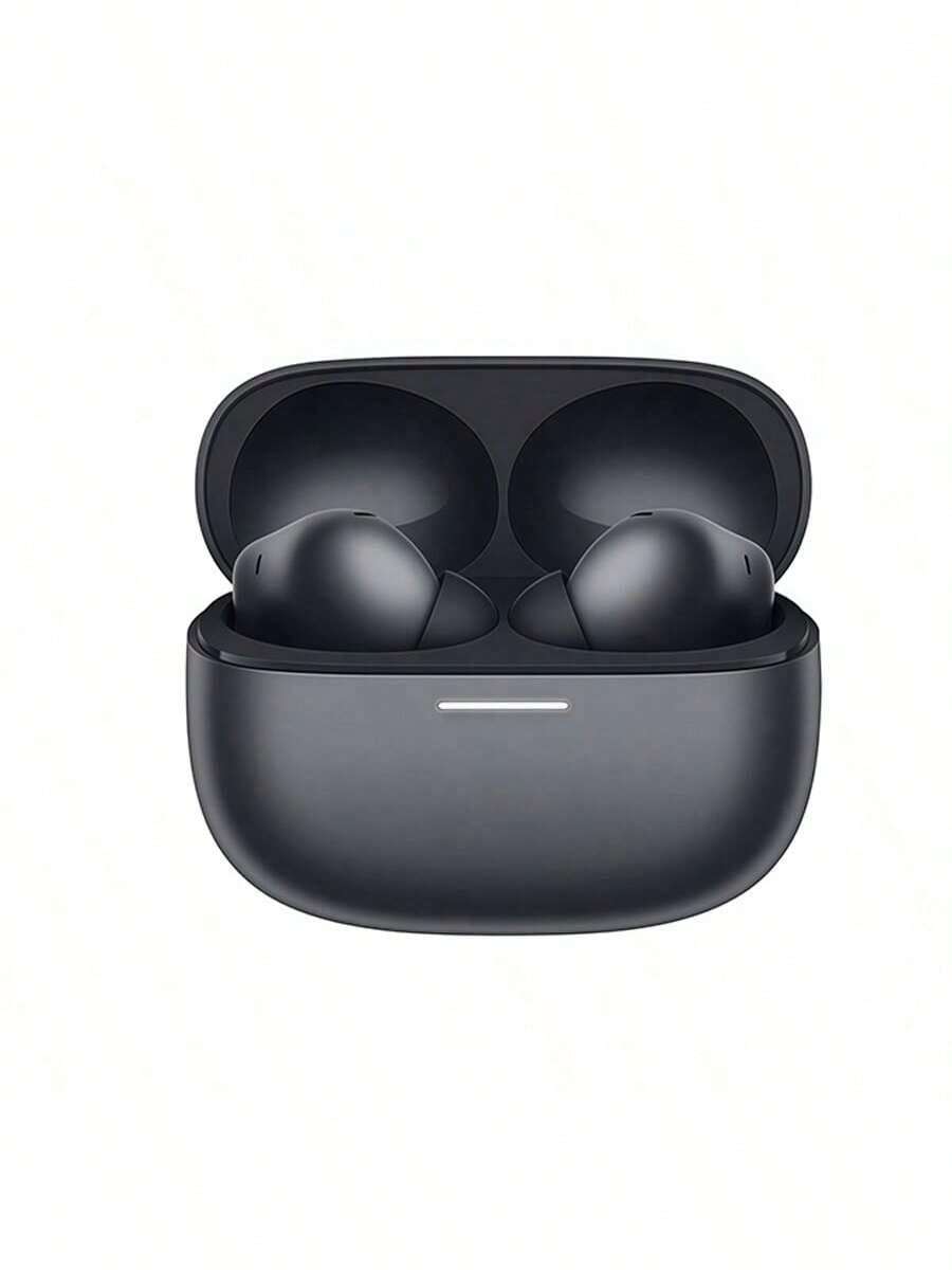 Xiaomi Auriculares inalámbricos Bluetooth Redmi Buds 6 Pro con batería de larga duración y carga rápida, conexión fluida entre dos dispositivos, comodidad de uso, cancelación de ruido en llamadas HD, compatibles con teléfonos Android y Apple (negro) - Negro - Ver 1