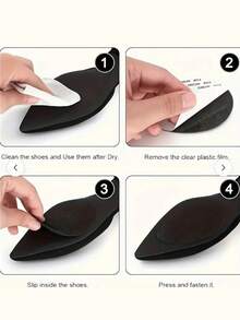 2/6/10/20 件防滑鞋垫，橡胶自粘防滑鞋贴，高跟鞋防滑鞋底保护垫 - 彩色 - 查看 6