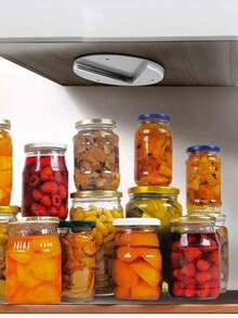 1 Stück runder Flaschenöffner, multifunktionaler Kunststoff-Glas-Öffner für Küchenschränke, fortschrittlicher Deckelgreifer und Flaschenöffner geeignet für schwachen Griff und ältere Menschen - Weiss - Übersicht 2