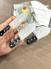 1pc Funny Hair Claw Hair Accessory, Creative Hair Clip, Decorative Hairpin For Head Ornament, Gift Fall Winter Claw Clip Hair Accessories For Women For Vacation Outfits Woman Elegant Hair Clutch