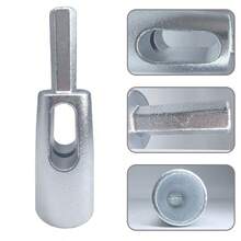 银线、绕线工具、旋钮、扭线套管、六角形手柄旋钮 - 銀色 - 查看 4