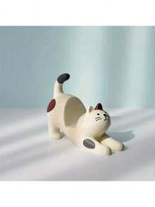 1 件黑色 Slouchy Cat 伸展式桌面支架、Slouchy 手机支架 - 彩色 - 查看 8