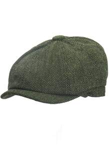 Retro Newsboy Caps Men Octagonal Hats British Painters Hats Spring Autumn Berets Herringbone Flat Caps Hip Hop