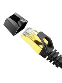 PHILIPS SWA1820/93 CAT7類萬兆乙太網路線 雙層屏蔽結構 高效傳輸穩定訊號 適用於 高效能網絡 - 黑色 - 查看 4