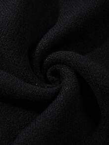 Suéter masculino casual folgado de cor sólida com estampa fofa de crocodilo e letras, ideal para outono e inverno.