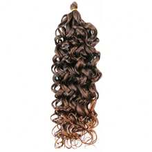 Păr croșetat Ocean Wave 18/24 inch 6 pachete păr croșetat cu onduleuri adânci păr sintetic creț împletit croșetat