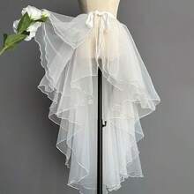 1 chiếc váy tutu bằng vải tuyn pha lê dành cho nữ, váy dạ hội đuôi cá viền bất đối xứng, váy biểu diễn bồng bềnh viền bèo nhún nhiều lớp, thích hợp cho đám cưới, tiệc tùng, biểu diễn sân khấu, cosplay, chụp ảnh, khiêu vũ - nhiều màu - Xem 9