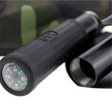 1pc Military Camping Shovel Survival Equipment, Entry Tool With Carrying Bag, Metal HandlePortable Foldable Truck Mounted Engineer Shovel Tent Outdoor Shovel Self-Defense Survival Tool Compass Storage Bag 5-In -1 Compact Survival Shovel: Durable Tactical Stainless Steel Shovel With Compass, Saw And Outdoor Adventure Bottle Opener Folding Shovel For Gardening, - Multicolor - View 7