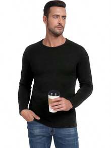 ¡RecomendadoSailwind - playera térmica de manga larga para hombre, con cuello redondo¡Top de Temporada - A01 Gris Azul - Ver 7