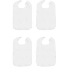 Set de 4 baberos grandes para adultos, baberos de tela tipo toalla para el cuidado de ancianos - Multicolor - Ver 18