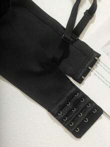 Sujetador de empuje ultra sólido para mujeres, lencería,push-up super realzante para mujer, diseñado para copa pequeña con efecto de busto talla grande grande - Negro - Ver 8