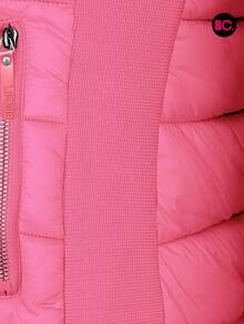 Chamarra Capitonada  Moda Dama Moderna Forro Peluche Moderna - Rosa Fucsia - Ver 10