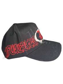 Gorra  Fuerza Regida Negro Dandy Hats ajustable unitalla gamusa - Negro - Ver 3