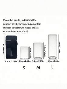 1/6/10/16PCS Clear Glass Floating Candle Holder, Ultra Thin Column Borosilicate Glass Candle Holder, Heat Resistant Tall Vase, Romantic Candlelight Dinner Mugs - Valentine's Day, Wedding, Holiday Party Atmosphere Decoration, Table Centerpiece Candle (Candle Can Be Purchased Separately) - Multicolor - View 4