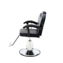 102 ° -140 °    Reclining Barber Chairs For Barbershop, Heavy Duty Hydraulic Pump 360 °   Swivel Salon Chair For Hair Stylist -Upgrade Black