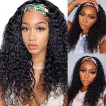 20-Inch Curly Wave Synthetic Wig Headband For Women, Heatproof Long Wig For Daily Wear And Party, No Glue Required - Multicolor - View 8