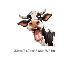 1 pièce/2 pièces/3 pièces Autocollants de transfert de chaleur drôles de tête de taureau, convenant pour les sweat-shirts à capuche, t-shirts, sweats, jeans, sacs à dos, sacs à main, taies d'oreiller et casquettes de baseball rétro. Autocollants en plastique lavables durables pour l'artisanat et la décoration - faciles à repasser, cadeau parfait pour les artisans et les passionnés de DIY