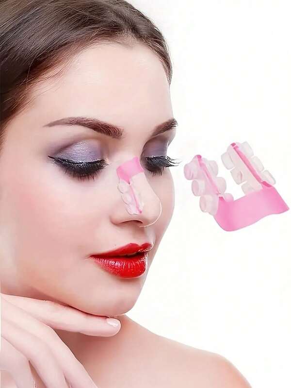 1 pieza Elevador de Clip Nasal, Moldeador de Nariz, Herramienta para Adelgazar el Puente de la Nariz, Clip de Belleza Adecuado para Nariz Ancha, Baja, Curva y Grande, Herramienta Correctora de Nariz, Adecuada para Agrandar y Adelgazar el Puente de la Nariz Gruesa
