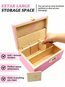 Duże bambusowe pudełko do przechowywania z wyjmowaną tacką i słoikami – dekoracyjny zestaw pudełek, szklanych słoików i akcesoriów. Drewniany zestaw do przechowywania i akcesoriów do domu. Świetny wybór na prezent, stoliki kawowe, stoliki nocne, półki ekspozycyjne lub elegancka dekoracja do domu, prezenty urodzinowe. - Wielokolorowe - Zobacz 6