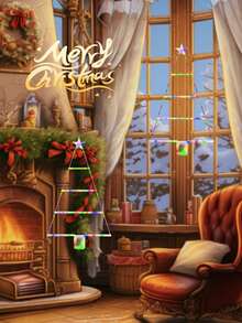 1 pezzo Luce a scaletta LED natalizia, decorazione luminosa a LED alimentata a batteria, ornamento per albero di Natale, decorazione appesa al camino, decorazione natalizia, albero di Natale, decorazione, illuminazione, luce LED, decorazione da parete per camera da letto e soggiorno, finestra, esterno, interno, giardino, recinzione, ingresso, vacanze, Natale, regalo di Natale, decorazione albero di Natale, Ringraziamento, matrimonio, compleanno, festa, Ognissanti, decorazione da parete (batterie non incluse)