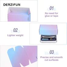 6x4x2 Inch Small Shipping Boxes For Packaging Small Business 50 Pack Mailing Boxes Corrugated Cardboard Mailer Gift Box Gradients - 紫色 - 查看 6