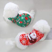 Pet Christmas Style Vest, Sleeveless Celebration Vest For Small Dogs And Cats, Spring/Summer