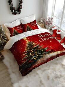 2/3pcs Bedding Set With Digital Printed Pattern, Soft And Comfortable, Suitable For Bedroom, Guest Room, Game Room, Hotel, School Dormitory - Multicolor - View 6