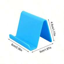 1pcs Multifunctional Desktop File Bracket Simple Storage Stand Mobile Phone Generic Bracket Tablet Mobile Phone Lazy Bracket - One Random Color - View 5