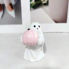 Resin Ghost & Bat & Pumpkin Statue, Suitable For Indoor/Outdoor Halloween Decor And Gift Home Decor Fall Decor Room Decor