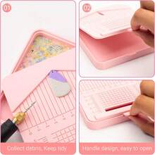 1 buc. Tavă perforatoare pentru cercei din lut polimeric cu mâner - Instrument de perforare precis pentru bijuterii lucrate manual, Instrument pentru cercei din lut polimeric - Esențial pentru meșteșuguri din lut DIY