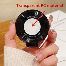 闪亮亮片指环支架，带镜子，适用于所有智能手机 - 闪亮手机握把和支架，时尚闪亮指环支架，通用手机配件 - 彩色 - 查看 30