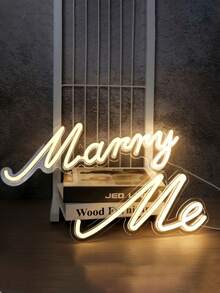 Colorful Decorative Neon Lights, Adjustable Brightness, LED Signs, Battery-Operated, Portable And Easy To Use. Available In Phrases Such As "Merry Christmas", "Love", "Happy Birthday", "Let's Party", "Marry Me", "Oh Baby", "Girl Or Boy", "Cheers To Love", Etc. Suitable For Home Decoration, Bar Decoration, Festival Party Decoration, Confession Decoration,