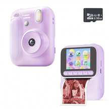 Digital Video Camera Vintage,Kids Camera Instant Print Camera For Kids Quick-Release Prints Christmas Birthday Gifts Age 6-14,Selfie Digital With 1080P Videos Toddler Portable Travel Toy - Multicolor - View 13