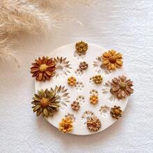 1pc Daisy Silicone Mold, Candle Mold, Soap Mold, Resin Molds, DIY Soft Pottery Clay Drop Glue Decorative Mold, Hand Decorative Art Tools, Jewelry Making, DIY Crafts, Home Decor