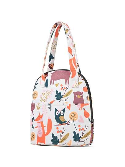 1pc Multifunctional Diaper Toy Storage Bag, Outdoor Picnic Lunch Bag, Waterproof Mommy Bag, Breastmilk Cooler Bag